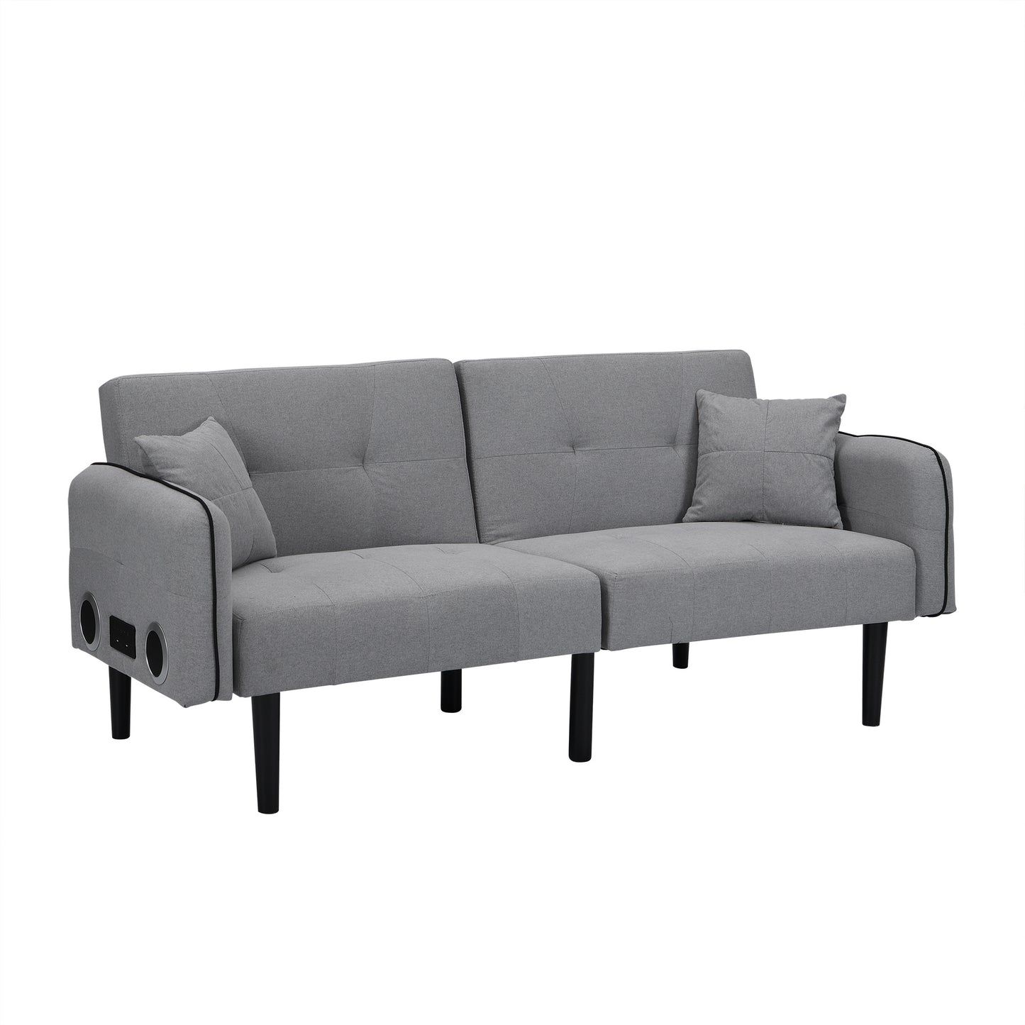 Sofa Bed with Built-In Stereo