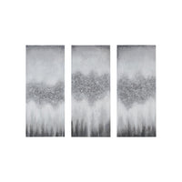 3-piece Grey Luminous Canvas Set