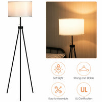 Metal Tripod Floor Lamp