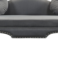 Velvet Upholstered Loveseat