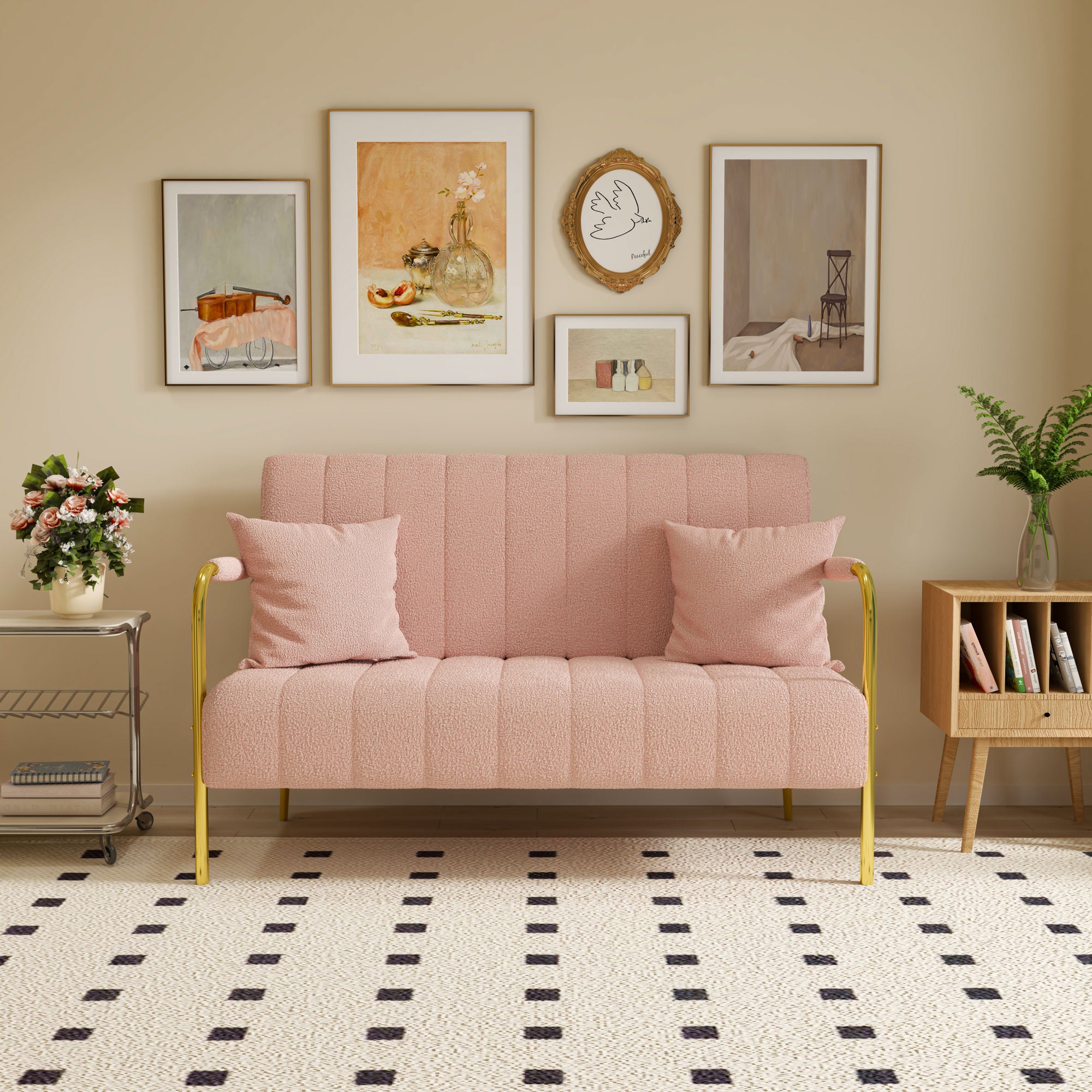 Pink Sofa