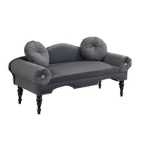 Velvet Upholstered Loveseat