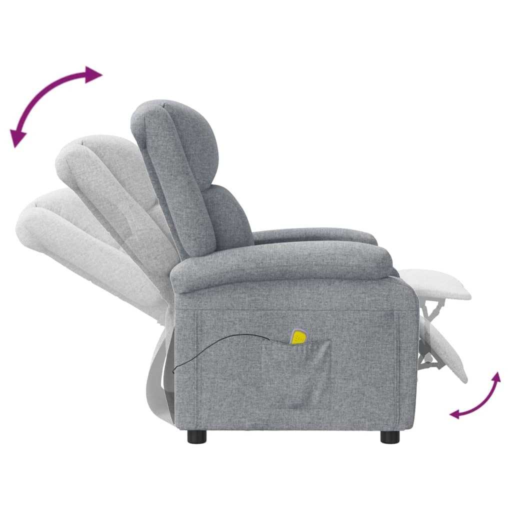 Massage Chair - Light Gray