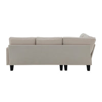 90" Modern Sectional Sofa with Chaise Lounge