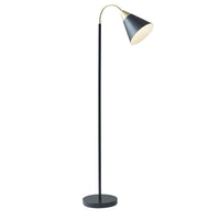 Metal Floor Lamp with Chimney Shade