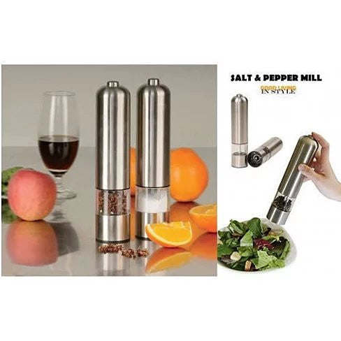 Electric Salt/Pepper Dispenser - Stainless Steel (1 Dispenser)