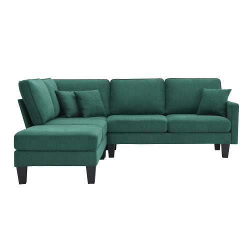 90" Modern Sectional Sofa with Chaise Lounge