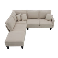 90" Modern Sectional Sofa with Chaise Lounge