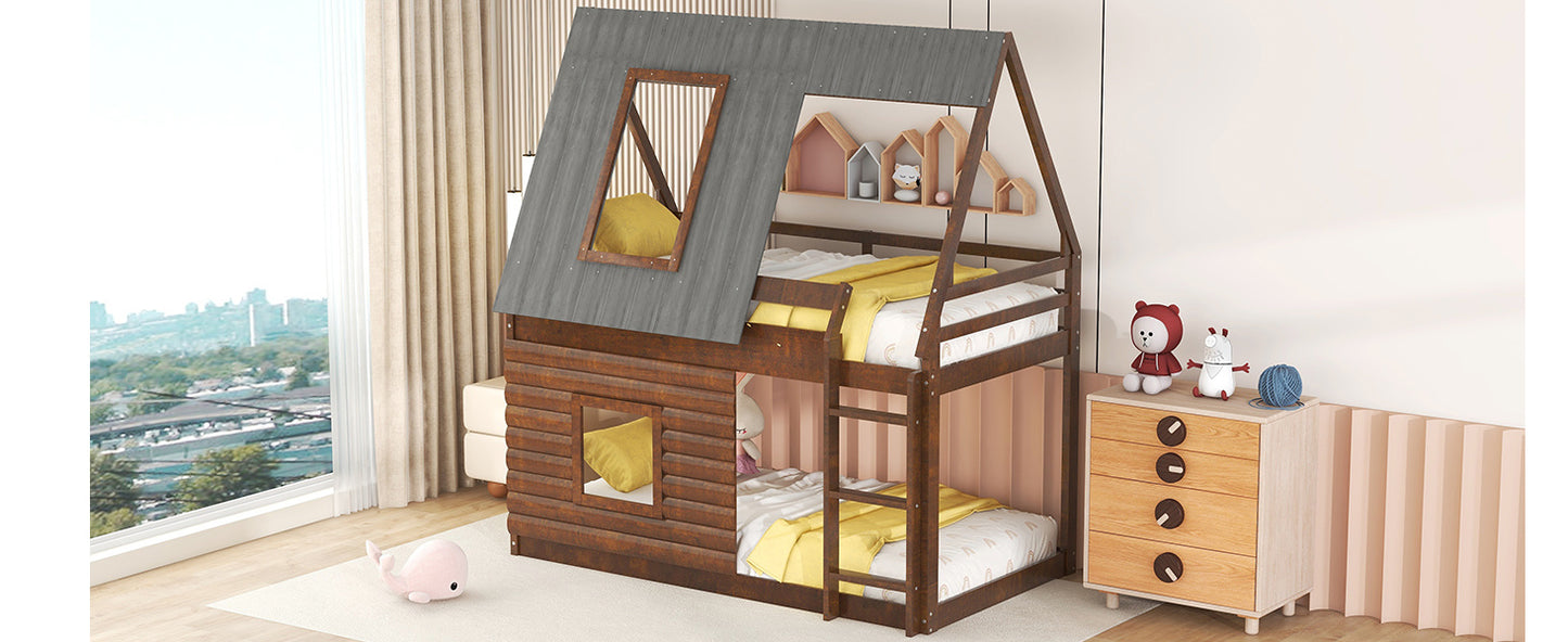 Cabin Bunk Bed - Twin