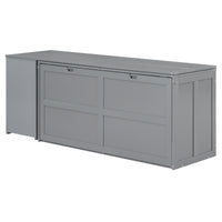 Queen Size Murphy Bed - Gray