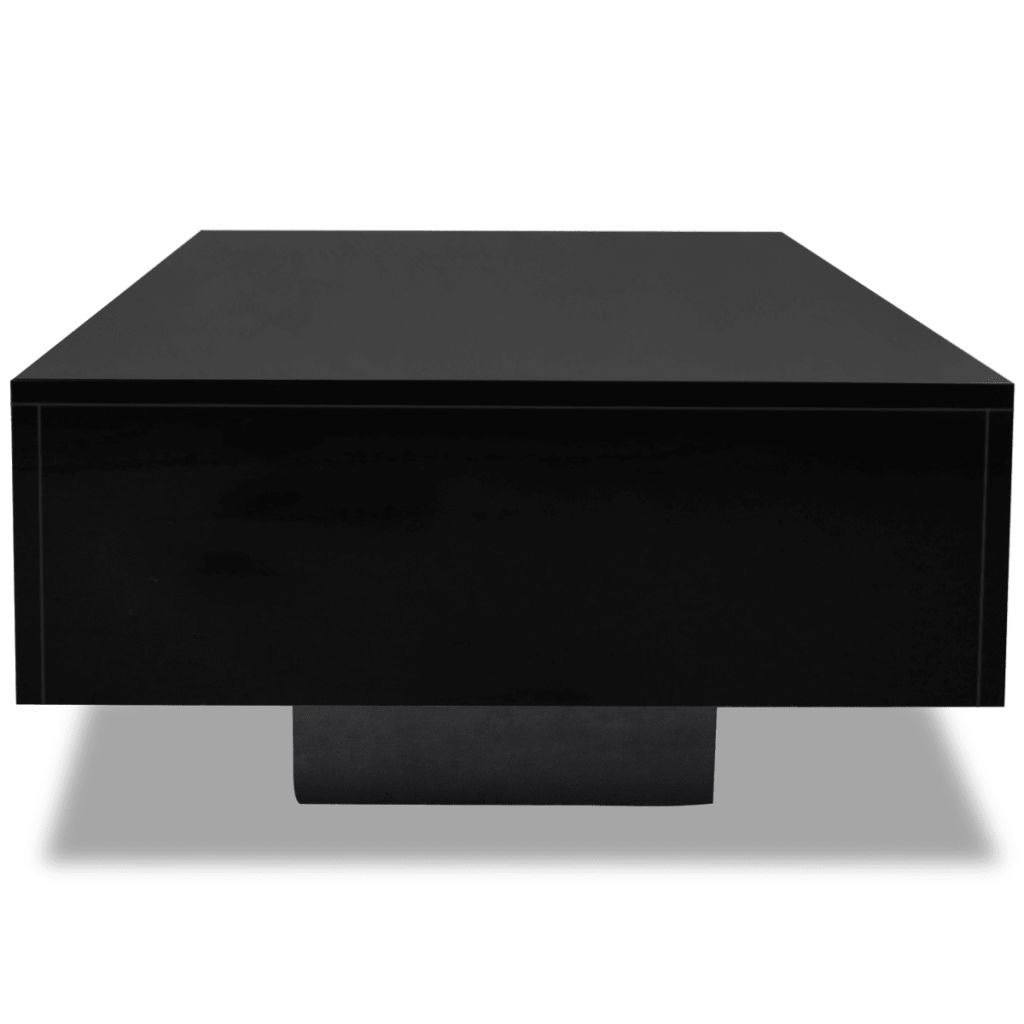 High Gloss Coffee Table - Black