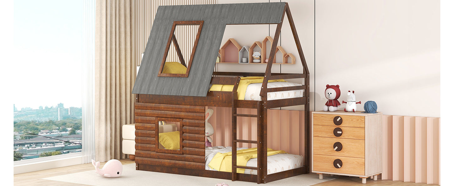 Cabin Bunk Bed - Twin