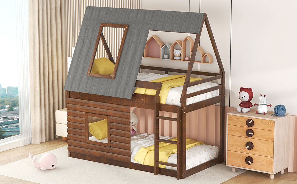 Cabin Bunk Bed - Twin