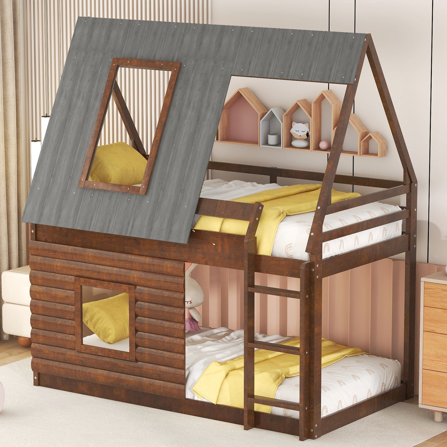 Cabin Bunk Bed - Twin