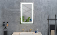 36" x 28" LED Lighted, Anti-fog Bathroom Mirror