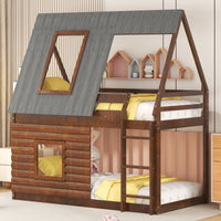 Cabin Bunk Bed - Twin