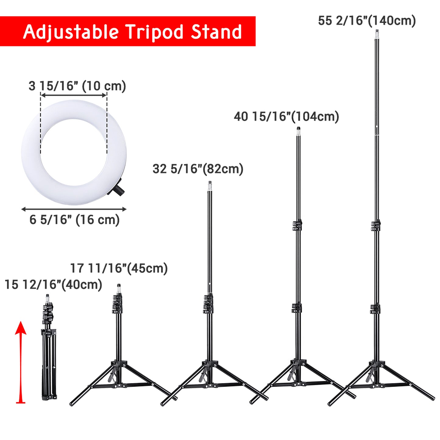 7in RGB Dual Ring Light