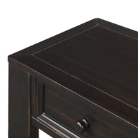 Console Table for Entryway Hallway Sofa Table with Storage Drawers and Bottom Shelf