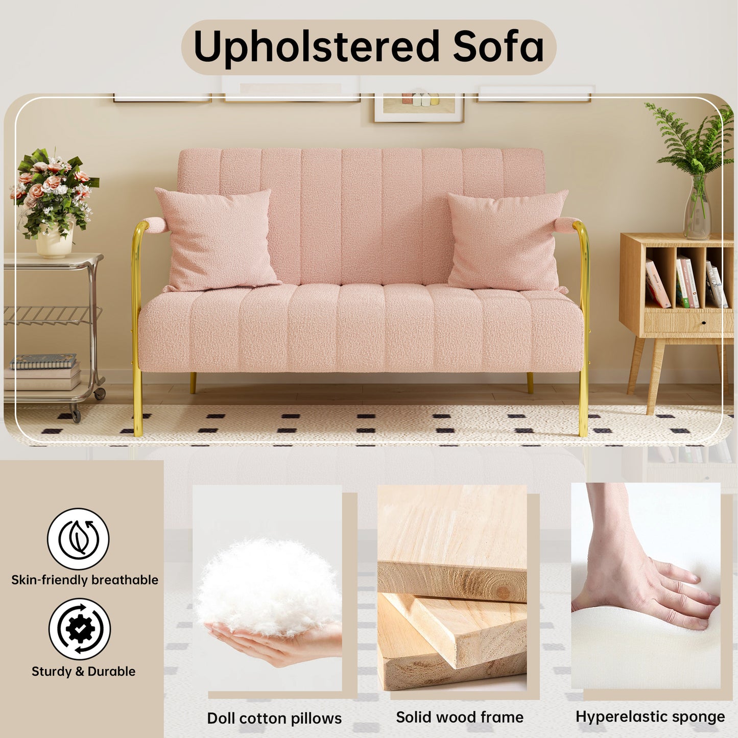 Pink Sofa