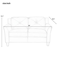 Tufted Sofa, Loveseat and Chair Set