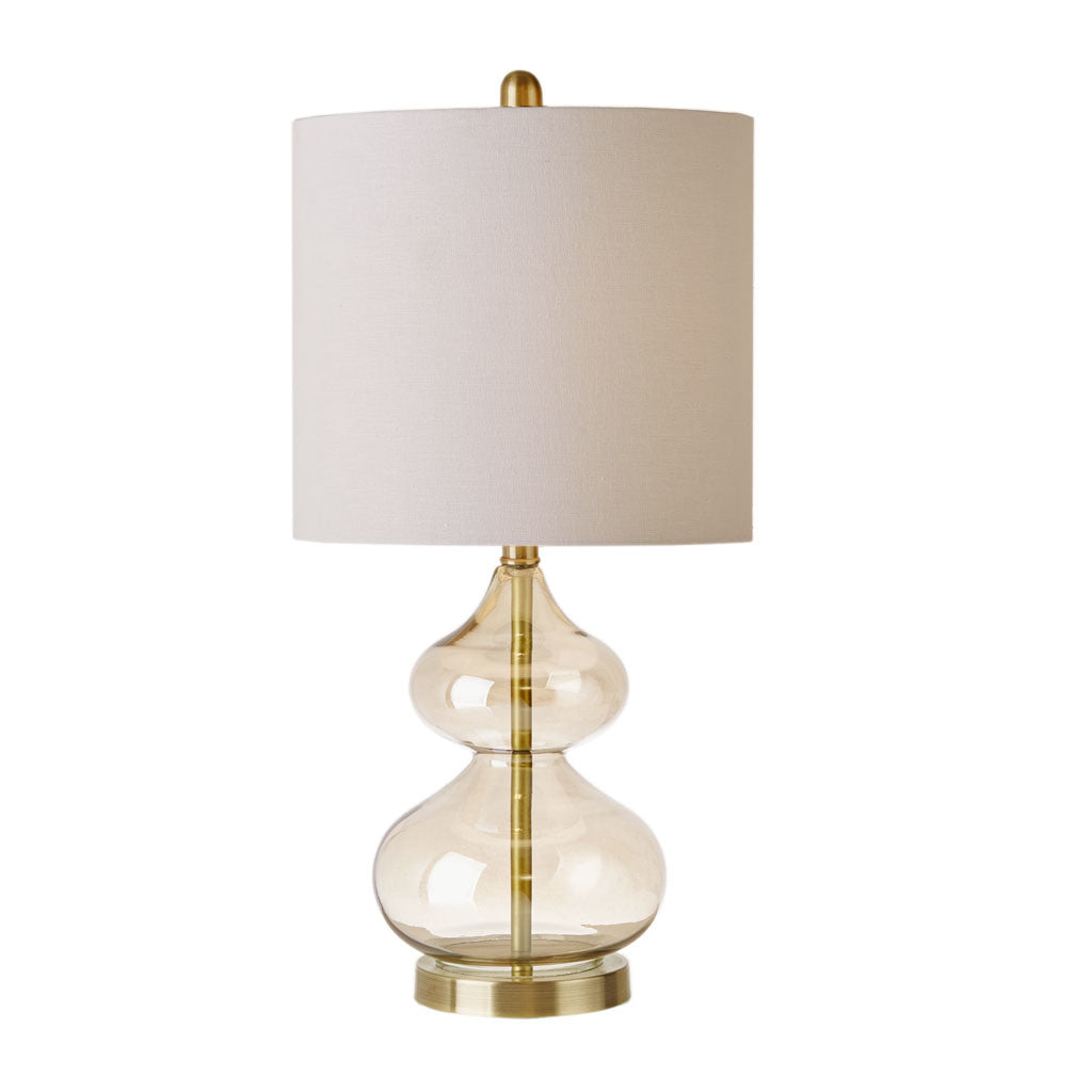 Set of 2 Glass Table Lamp