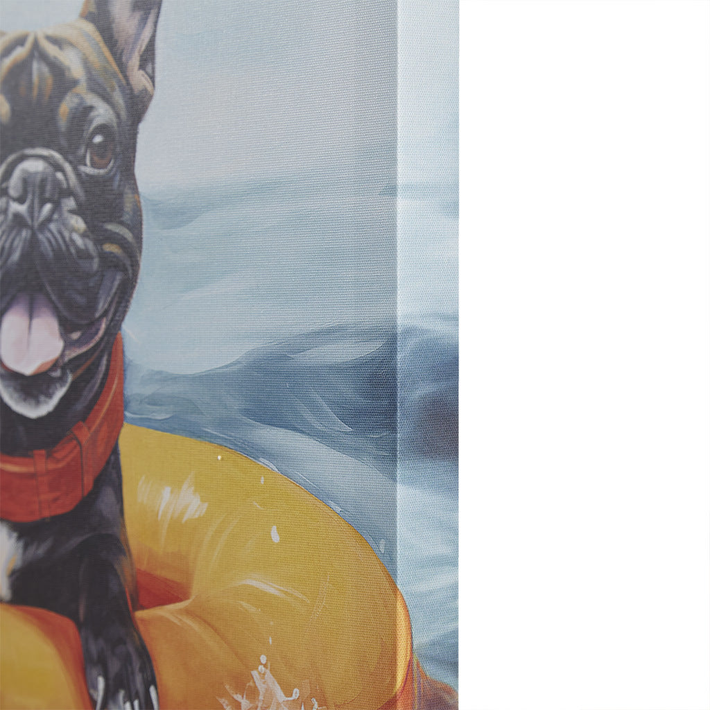 Beach Dogs Frenchie Canvas