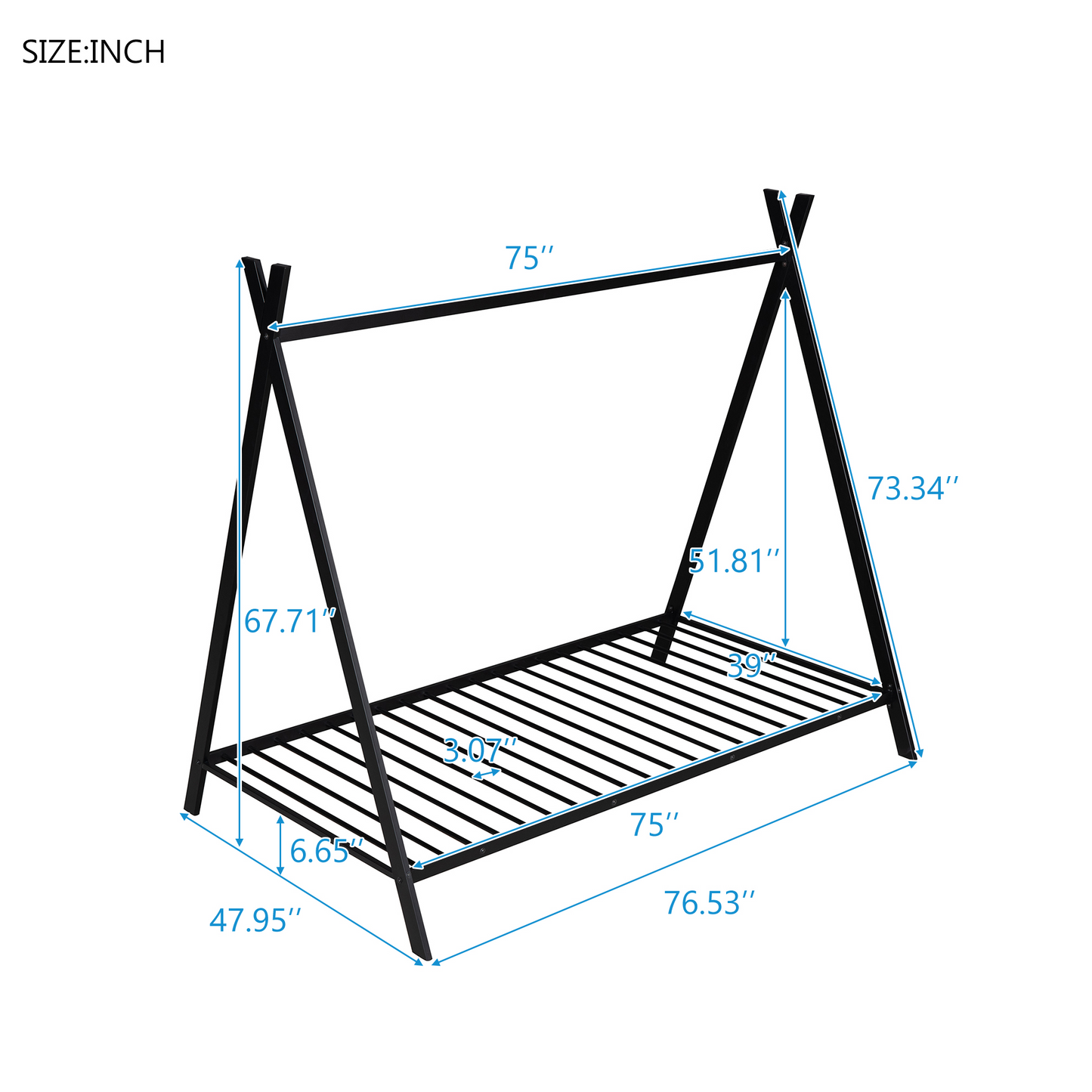 Tent Bed Frame - Twin