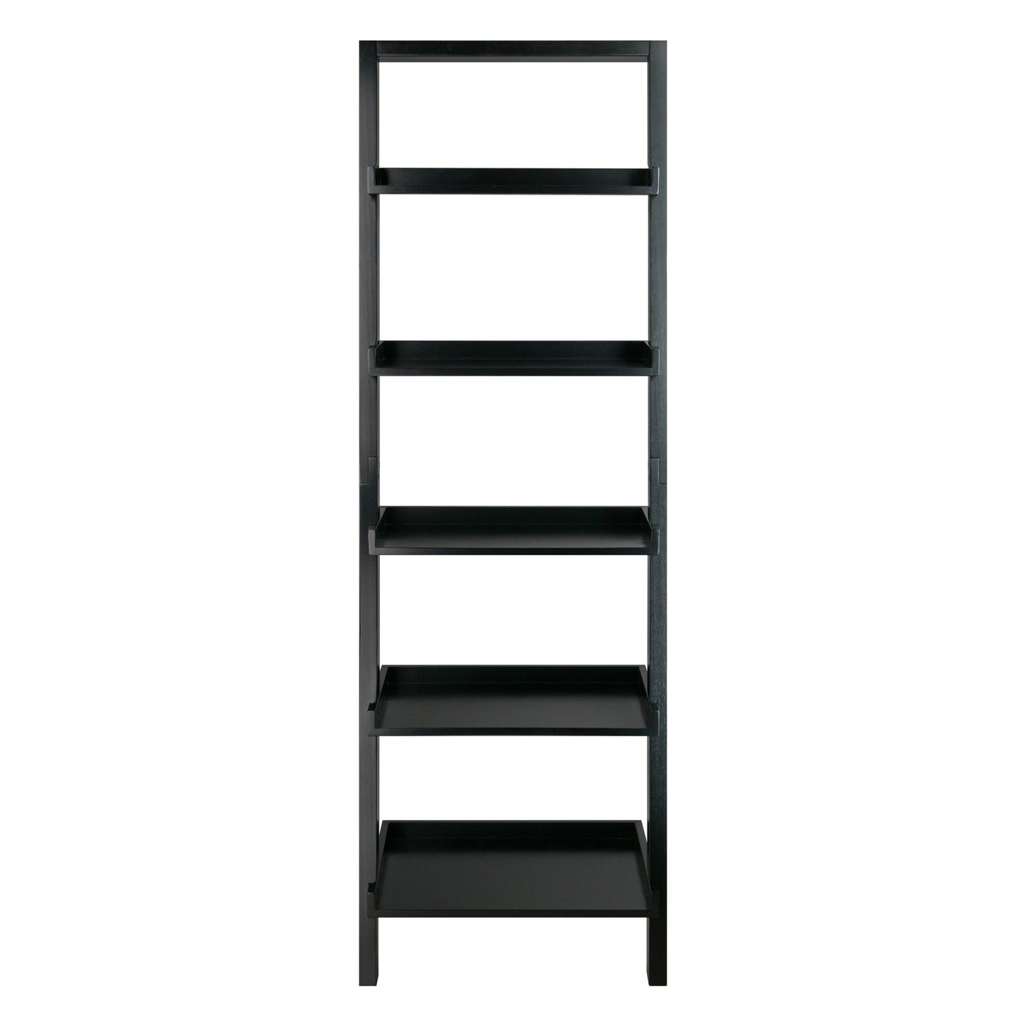 5-Tier Leaning Shelf - Black