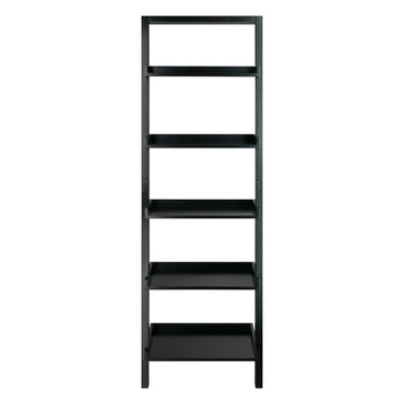 5-Tier Leaning Shelf - Black