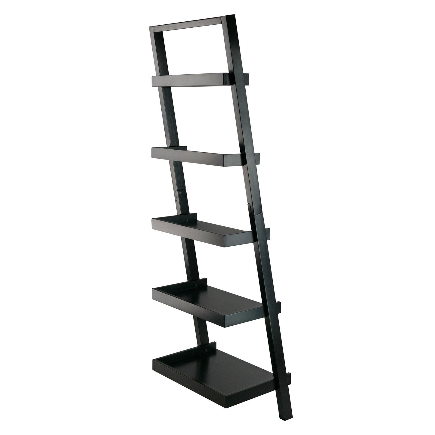 5-Tier Leaning Shelf - Black