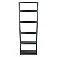 5-Tier Leaning Shelf - Black