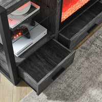 Electric Fireplace TV Stand With Colorful LED Lights