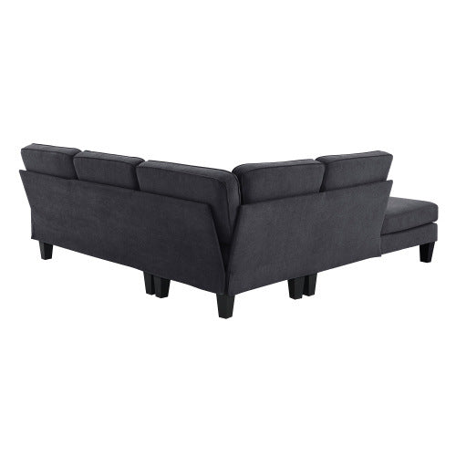 90" Modern Sectional Sofa with Chaise Lounge