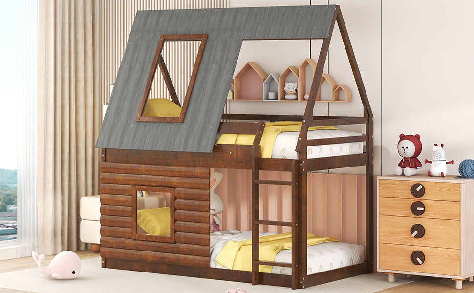 Cabin Bunk Bed - Twin