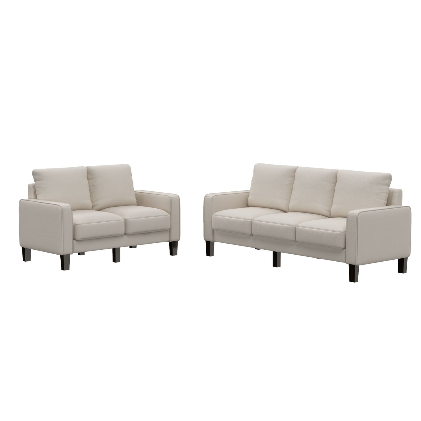 Modern Loveseat and Sofa Set