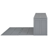 Queen Size Murphy Bed - Gray