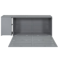 Queen Size Murphy Bed - Gray