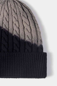 Tie-Dye Cable-Knit Beanie