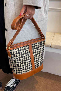 Houndstooth Shoulder Bag