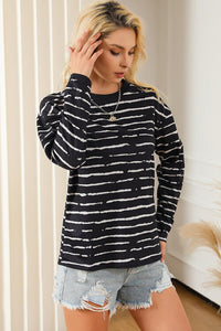 Striped Long Sleeve T-Shirt