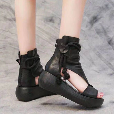 Open Toe Wedge Sandals